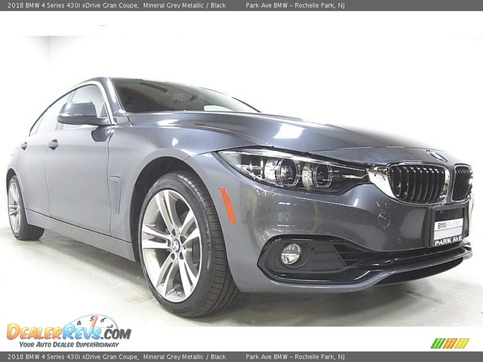 2018 BMW 4 Series 430i xDrive Gran Coupe Mineral Grey Metallic / Black Photo #6
