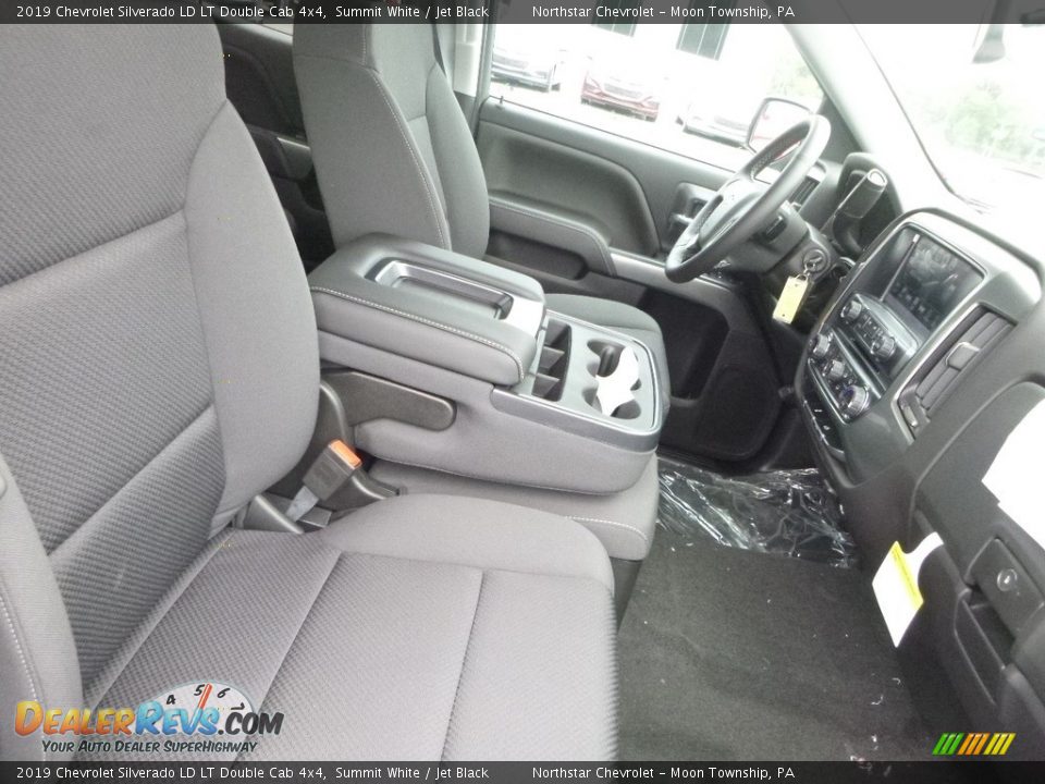 Front Seat of 2019 Chevrolet Silverado LD LT Double Cab 4x4 Photo #10