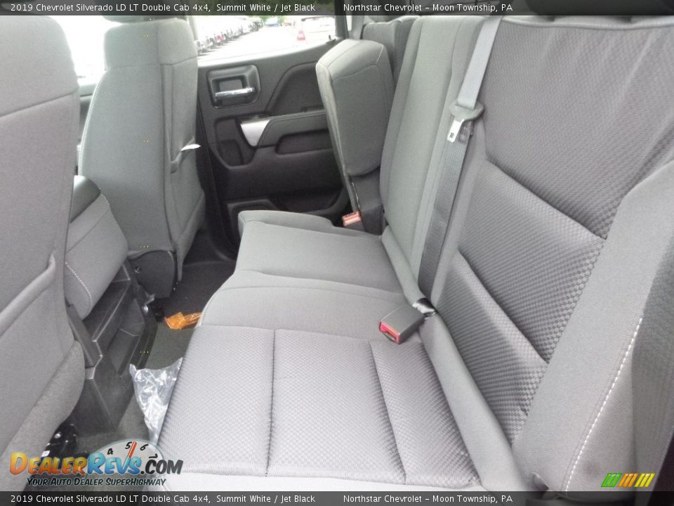 Rear Seat of 2019 Chevrolet Silverado LD LT Double Cab 4x4 Photo #13