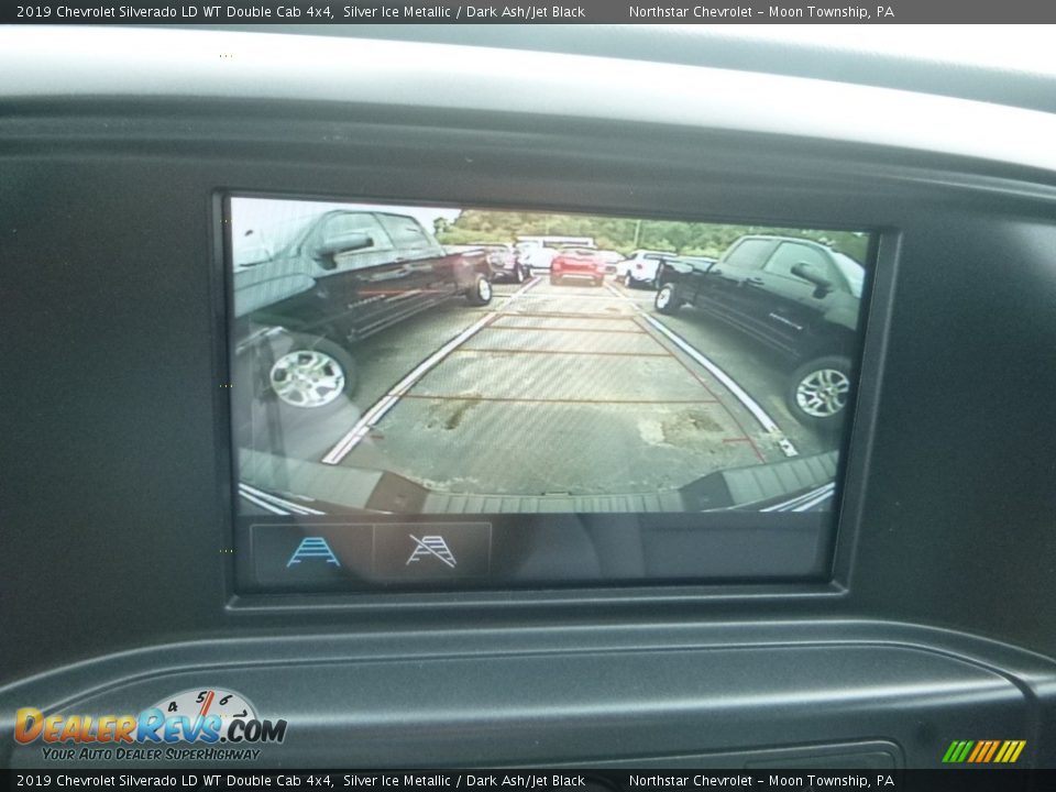 2019 Chevrolet Silverado LD WT Double Cab 4x4 Silver Ice Metallic / Dark Ash/Jet Black Photo #18