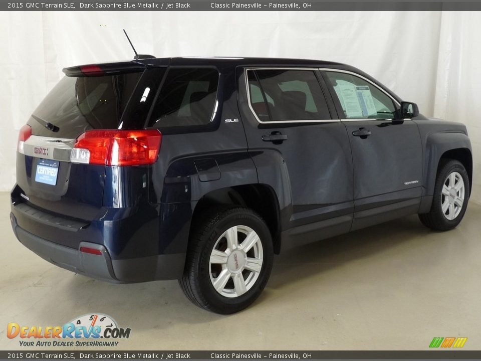 2015 GMC Terrain SLE Dark Sapphire Blue Metallic / Jet Black Photo #2