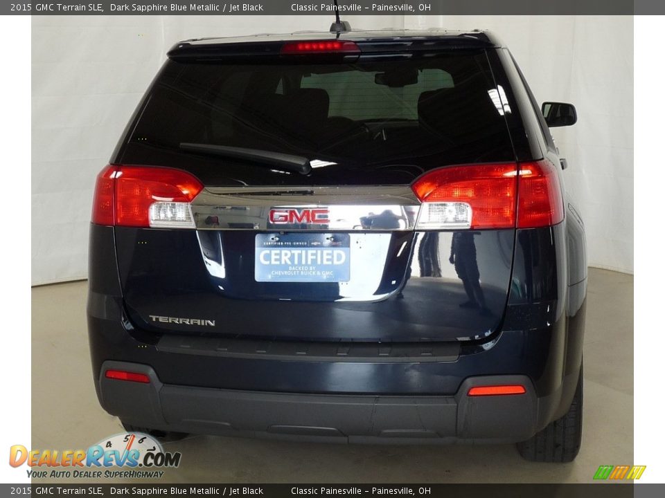 2015 GMC Terrain SLE Dark Sapphire Blue Metallic / Jet Black Photo #3