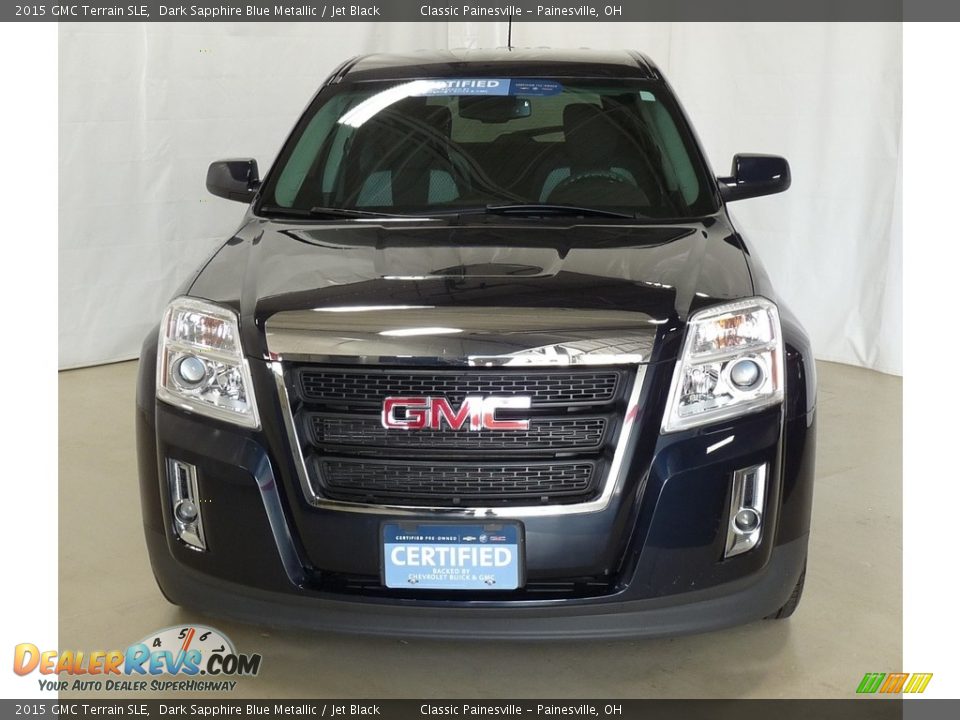 2015 GMC Terrain SLE Dark Sapphire Blue Metallic / Jet Black Photo #4