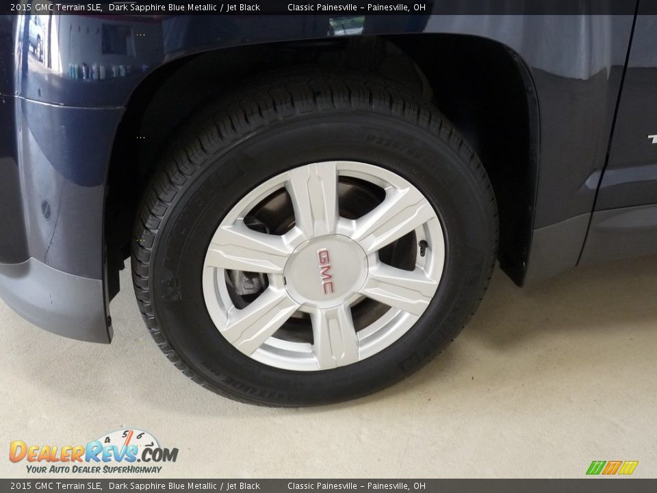 2015 GMC Terrain SLE Dark Sapphire Blue Metallic / Jet Black Photo #5