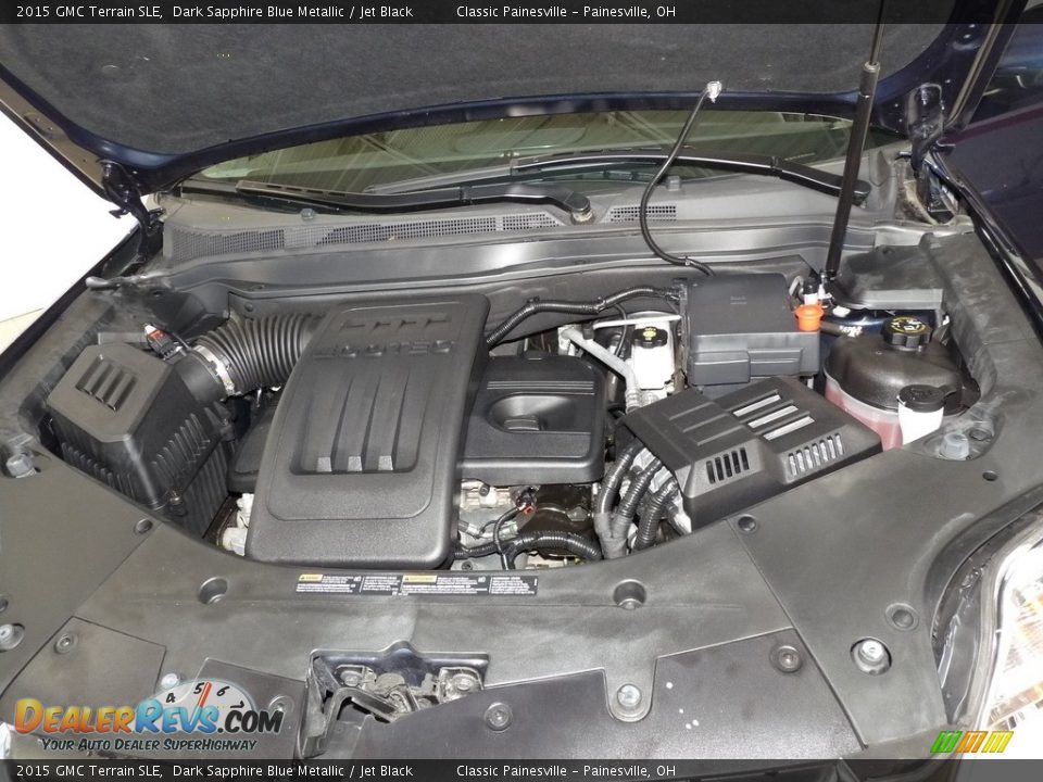2015 GMC Terrain SLE Dark Sapphire Blue Metallic / Jet Black Photo #6
