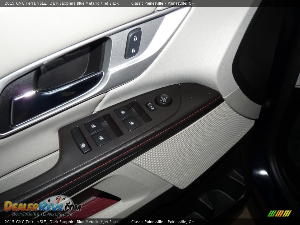 2015 GMC Terrain SLE Dark Sapphire Blue Metallic / Jet Black Photo #10