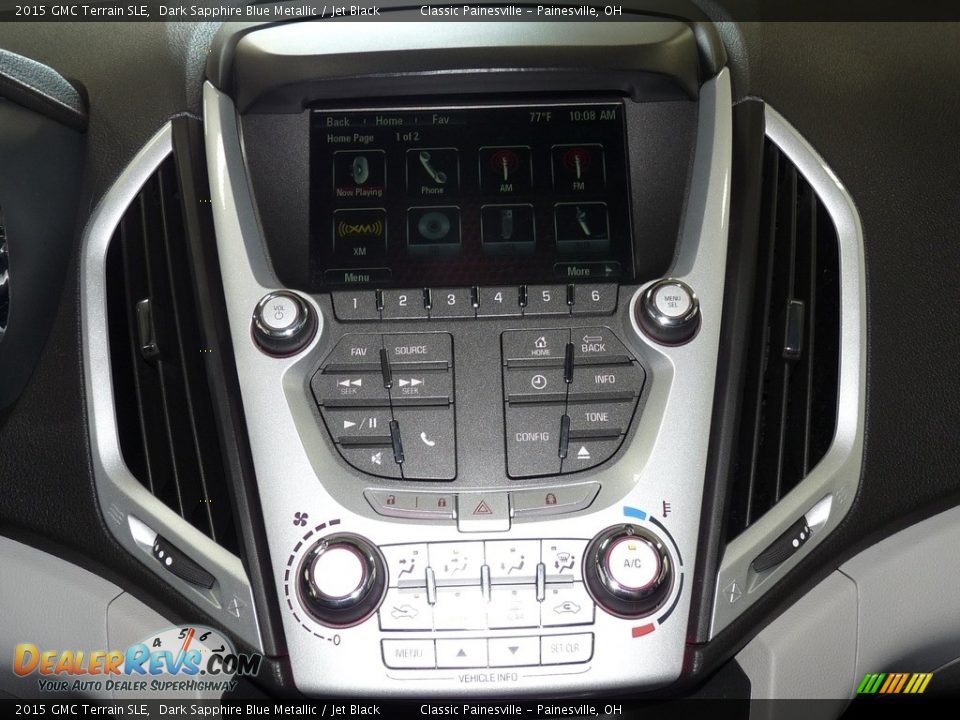 2015 GMC Terrain SLE Dark Sapphire Blue Metallic / Jet Black Photo #12