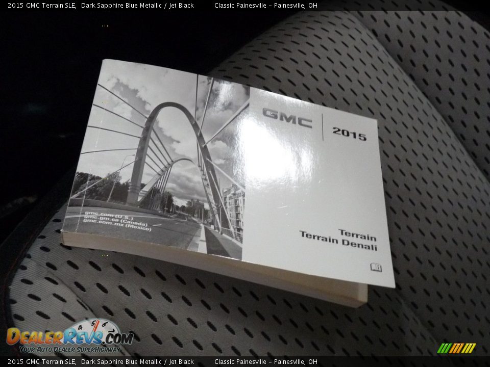 2015 GMC Terrain SLE Dark Sapphire Blue Metallic / Jet Black Photo #15
