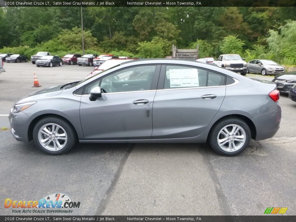 2018 Chevrolet Cruze LT Satin Steel Gray Metallic / Jet Black Photo #2