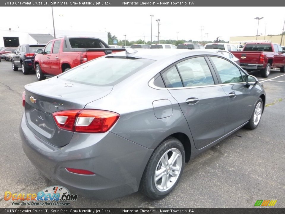 2018 Chevrolet Cruze LT Satin Steel Gray Metallic / Jet Black Photo #5