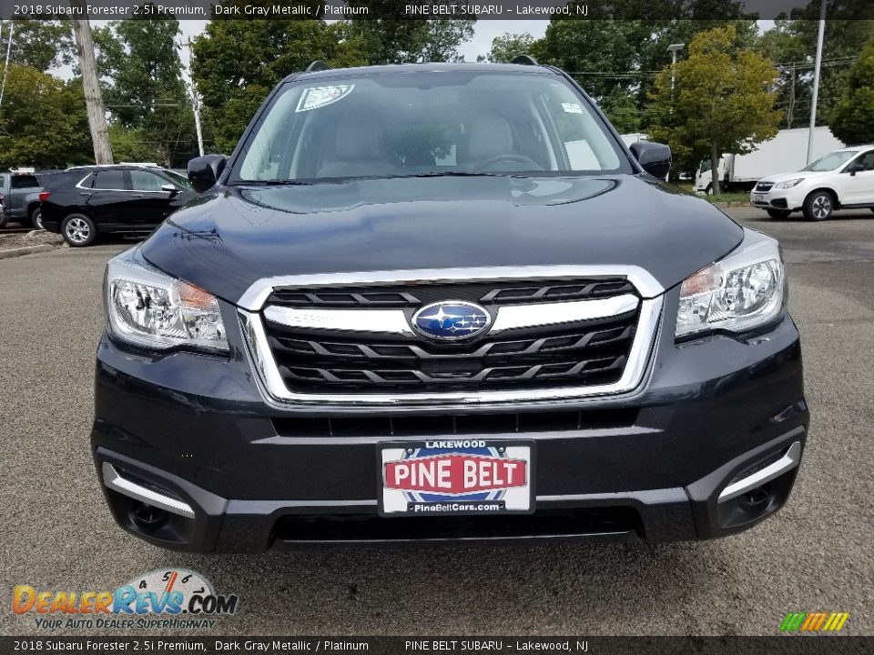 2018 Subaru Forester 2.5i Premium Dark Gray Metallic / Platinum Photo #2