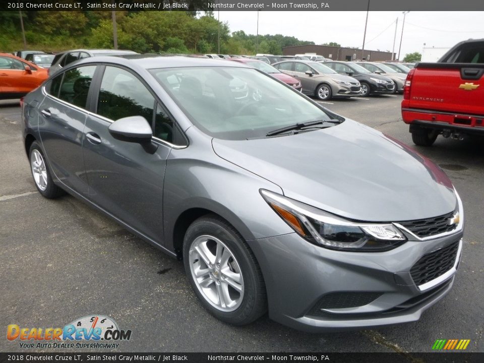 2018 Chevrolet Cruze LT Satin Steel Gray Metallic / Jet Black Photo #7