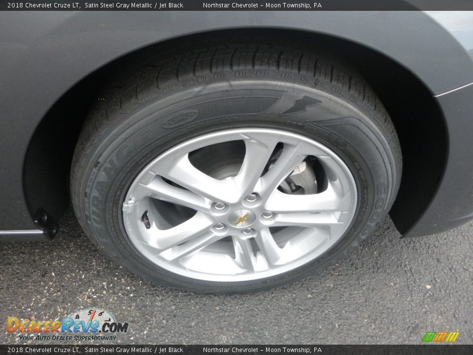 2018 Chevrolet Cruze LT Satin Steel Gray Metallic / Jet Black Photo #9