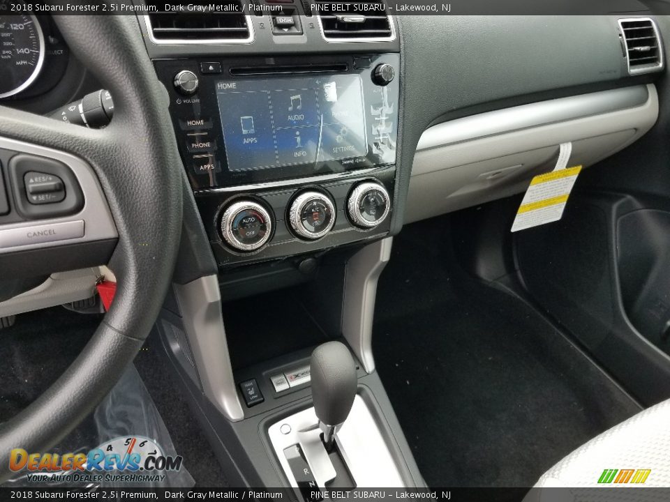 2018 Subaru Forester 2.5i Premium Dark Gray Metallic / Platinum Photo #10
