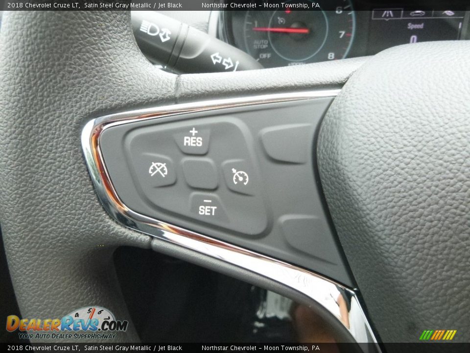 2018 Chevrolet Cruze LT Satin Steel Gray Metallic / Jet Black Photo #18