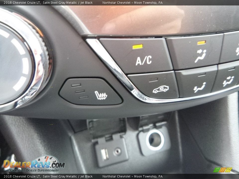 2018 Chevrolet Cruze LT Satin Steel Gray Metallic / Jet Black Photo #19