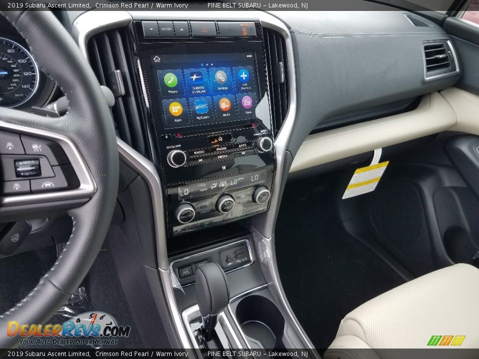 2019 Subaru Ascent Limited Crimson Red Pearl / Warm Ivory Photo #10