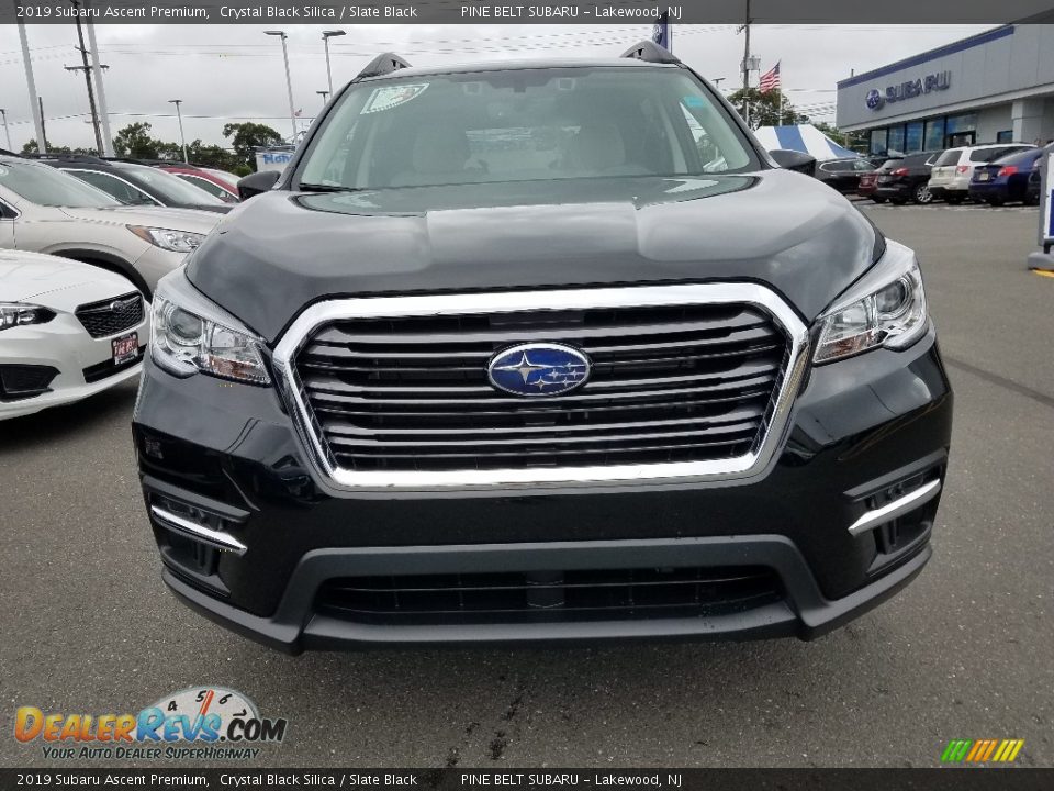 2019 Subaru Ascent Premium Crystal Black Silica / Slate Black Photo #2