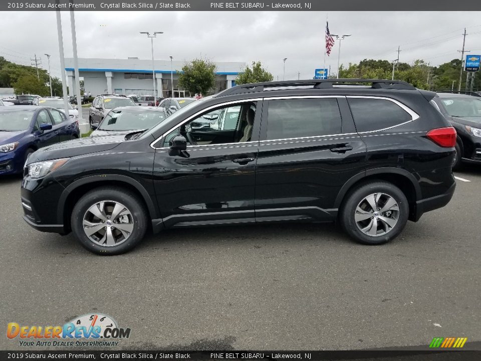 2019 Subaru Ascent Premium Crystal Black Silica / Slate Black Photo #3