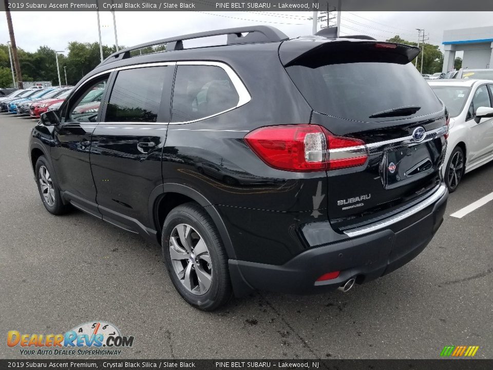 2019 Subaru Ascent Premium Crystal Black Silica / Slate Black Photo #4