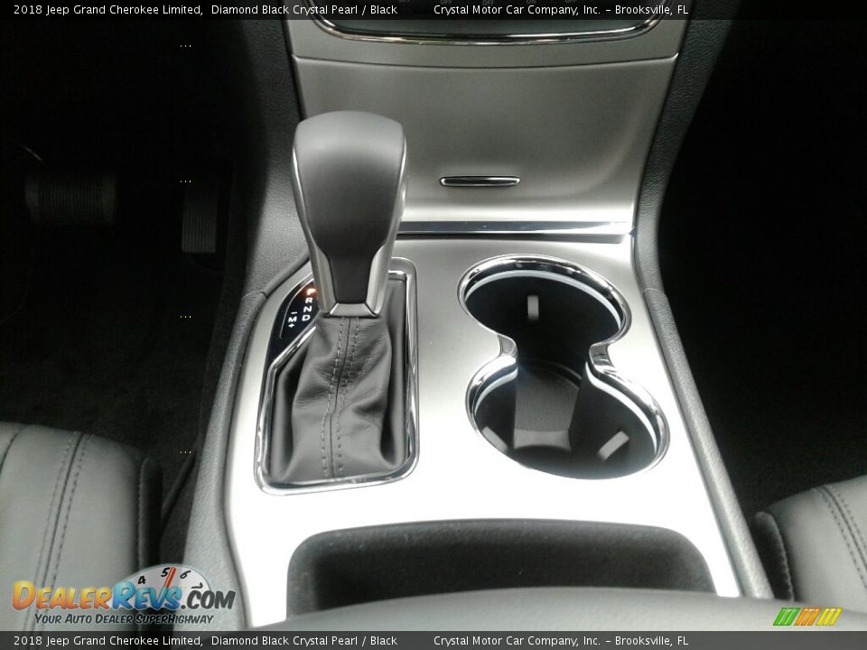 2018 Jeep Grand Cherokee Limited Diamond Black Crystal Pearl / Black Photo #16