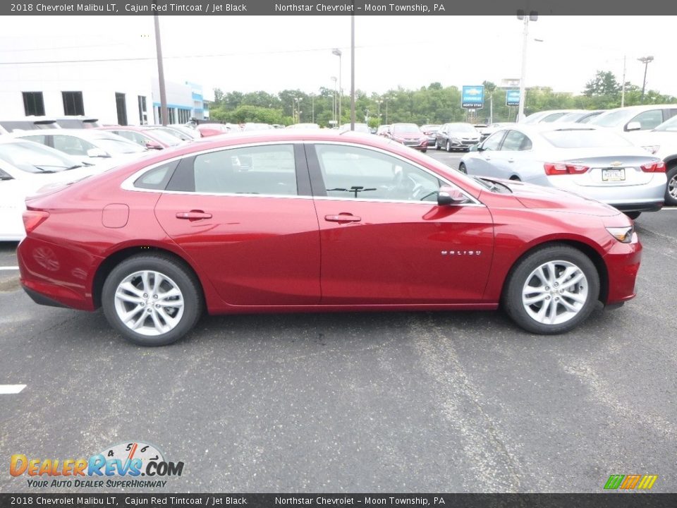 2018 Chevrolet Malibu LT Cajun Red Tintcoat / Jet Black Photo #6
