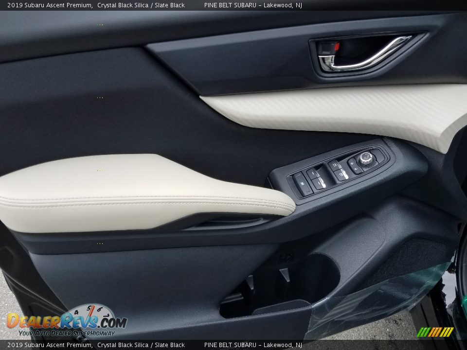 2019 Subaru Ascent Premium Crystal Black Silica / Slate Black Photo #8