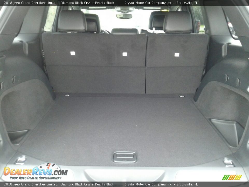 2018 Jeep Grand Cherokee Limited Diamond Black Crystal Pearl / Black Photo #19