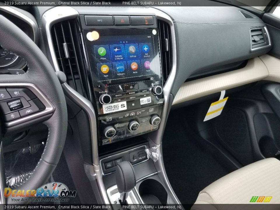 2019 Subaru Ascent Premium Crystal Black Silica / Slate Black Photo #10