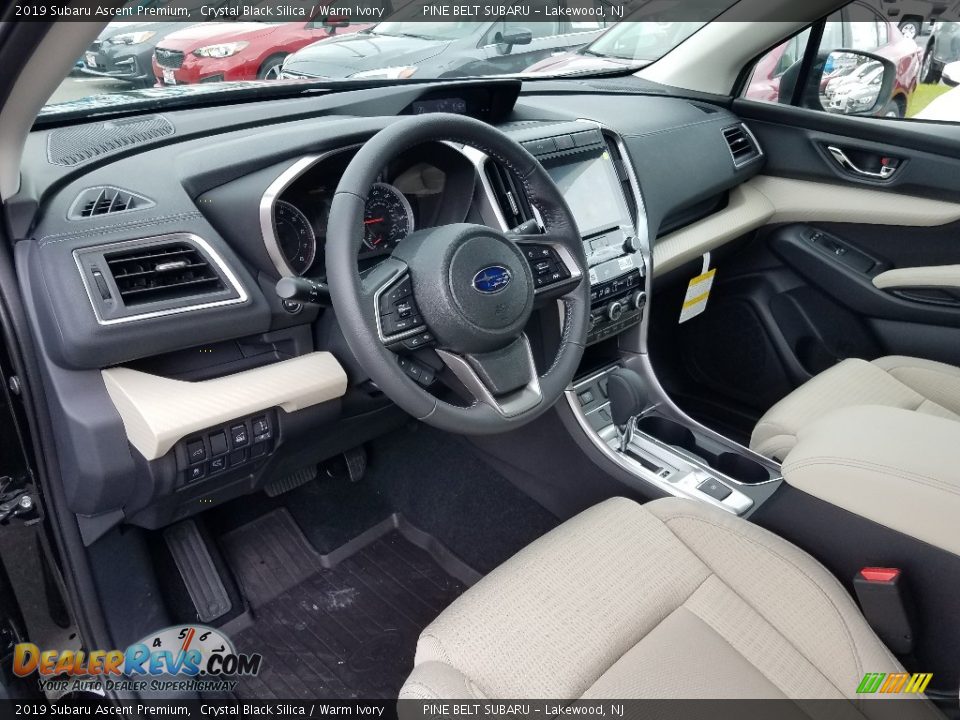 Warm Ivory Interior - 2019 Subaru Ascent Premium Photo #7