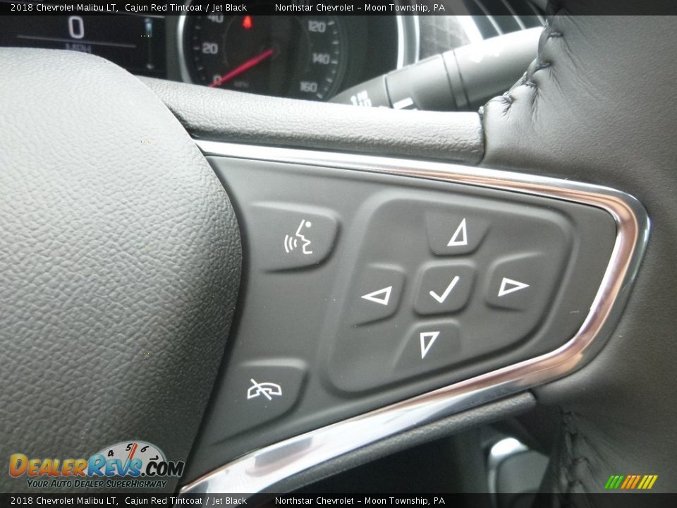 2018 Chevrolet Malibu LT Cajun Red Tintcoat / Jet Black Photo #19