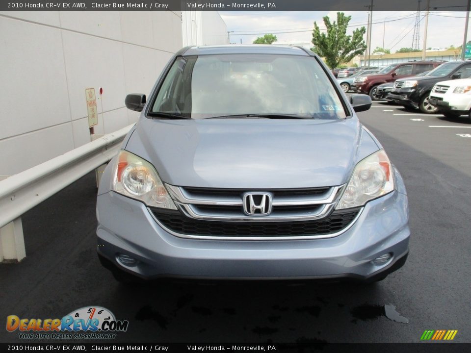 2010 Honda CR-V EX AWD Glacier Blue Metallic / Gray Photo #8