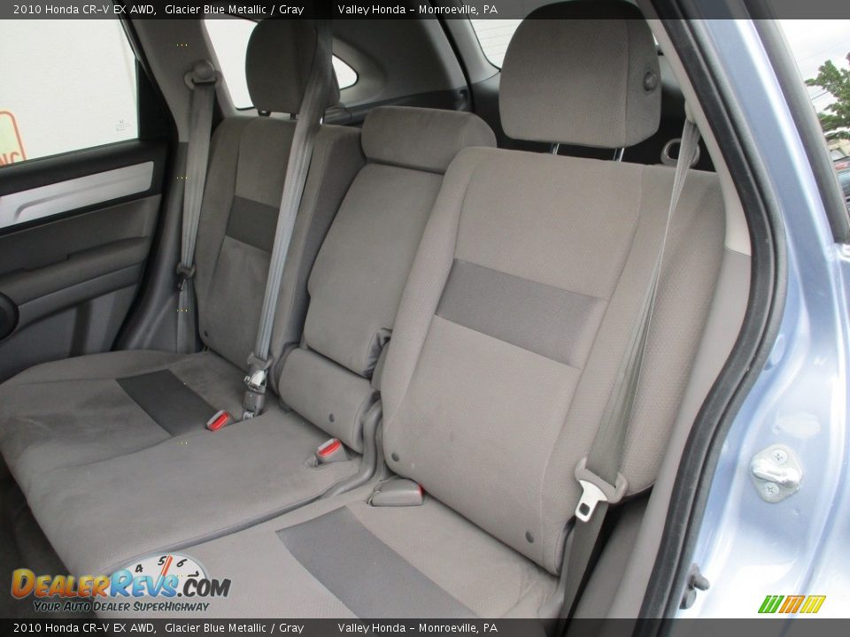 2010 Honda CR-V EX AWD Glacier Blue Metallic / Gray Photo #13