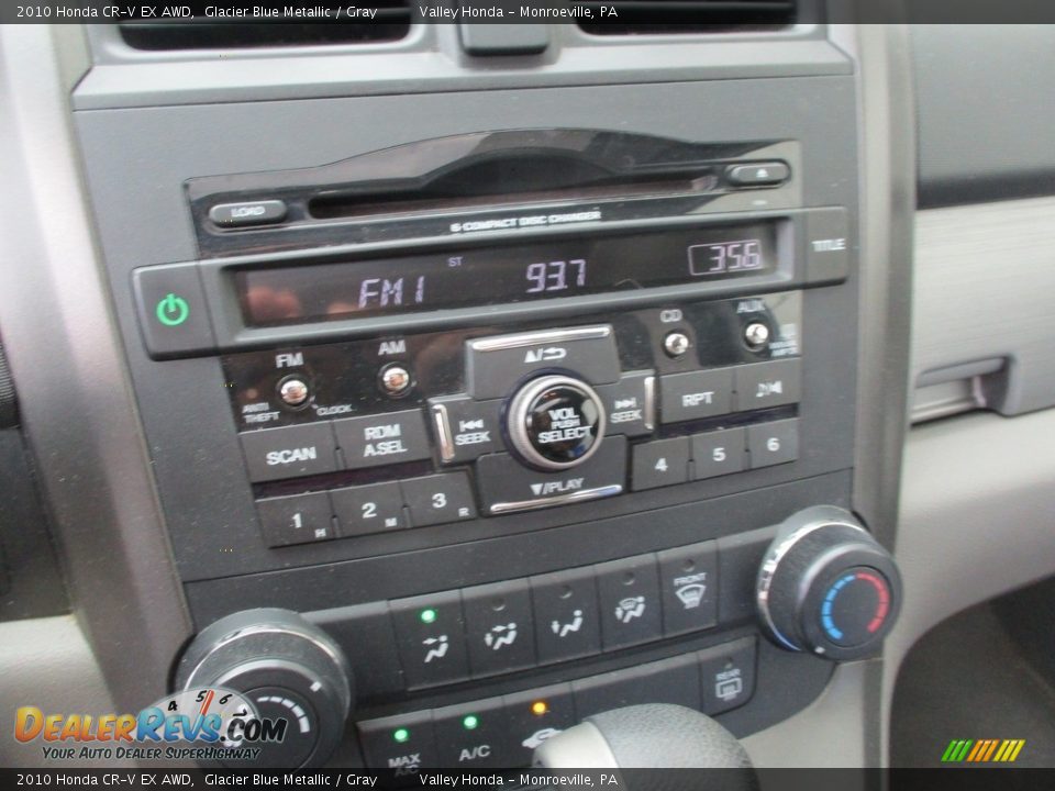 2010 Honda CR-V EX AWD Glacier Blue Metallic / Gray Photo #16