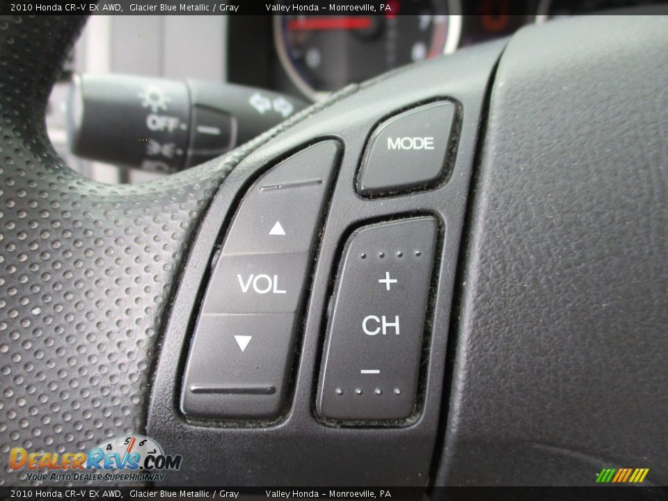 2010 Honda CR-V EX AWD Glacier Blue Metallic / Gray Photo #18