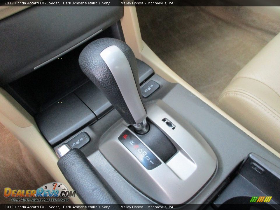 2012 Honda Accord EX-L Sedan Dark Amber Metallic / Ivory Photo #15