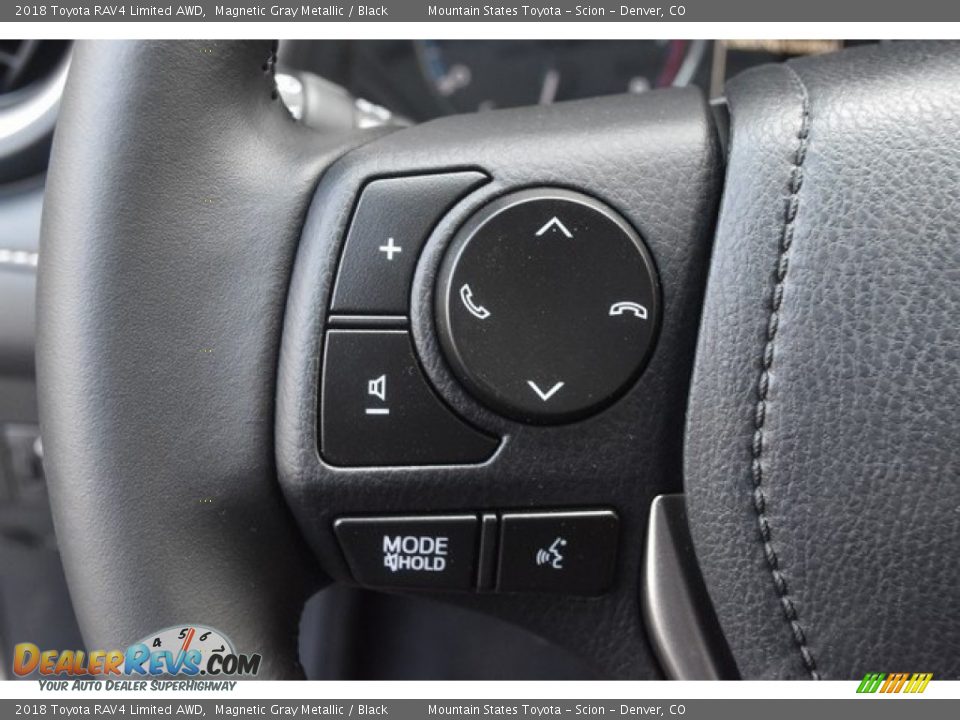 2018 Toyota RAV4 Limited AWD Magnetic Gray Metallic / Black Photo #28