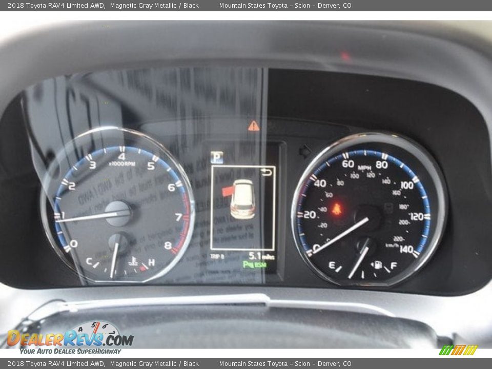 2018 Toyota RAV4 Limited AWD Magnetic Gray Metallic / Black Photo #30
