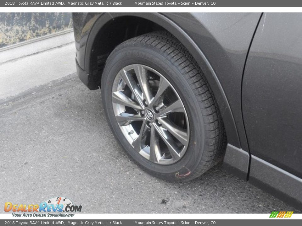 2018 Toyota RAV4 Limited AWD Magnetic Gray Metallic / Black Photo #34