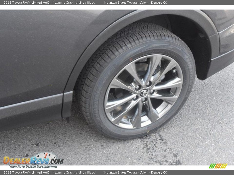 2018 Toyota RAV4 Limited AWD Magnetic Gray Metallic / Black Photo #35