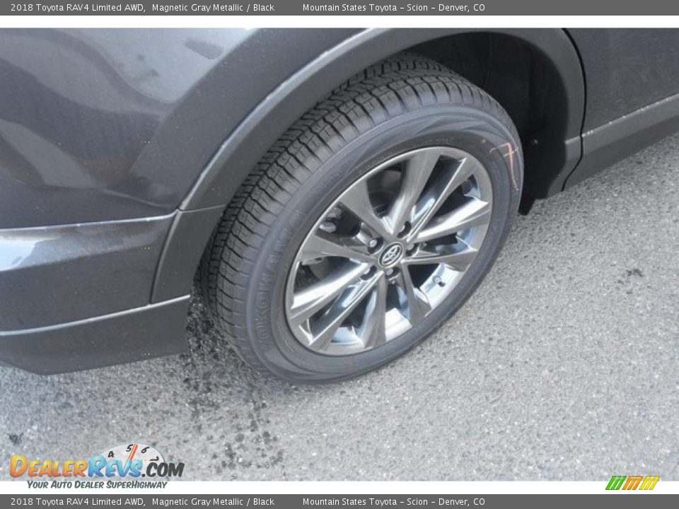 2018 Toyota RAV4 Limited AWD Magnetic Gray Metallic / Black Photo #36