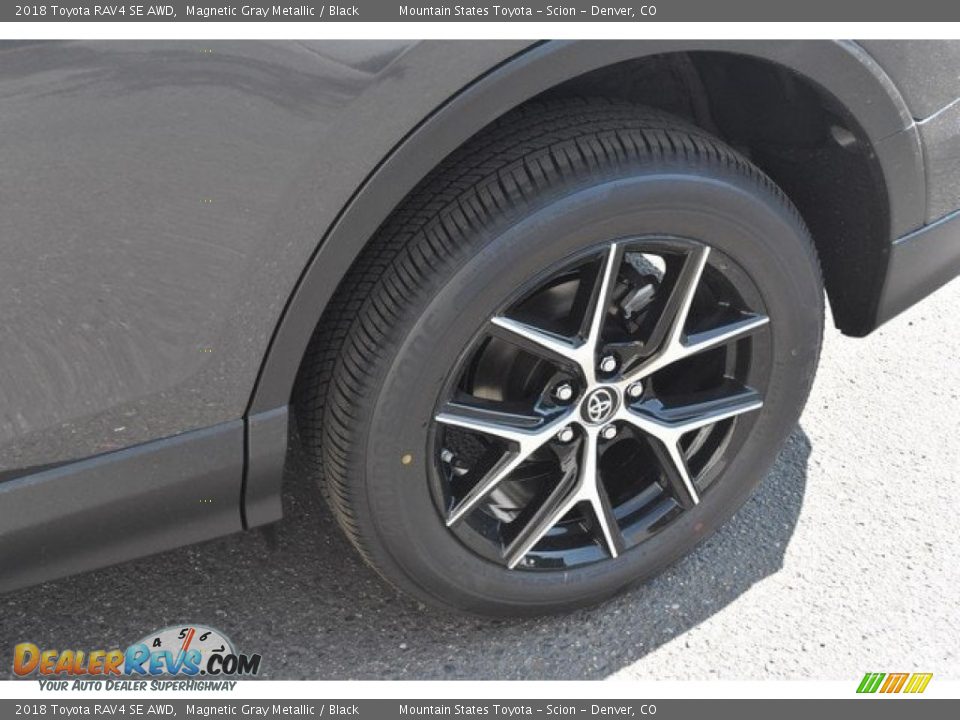 2018 Toyota RAV4 SE AWD Magnetic Gray Metallic / Black Photo #34