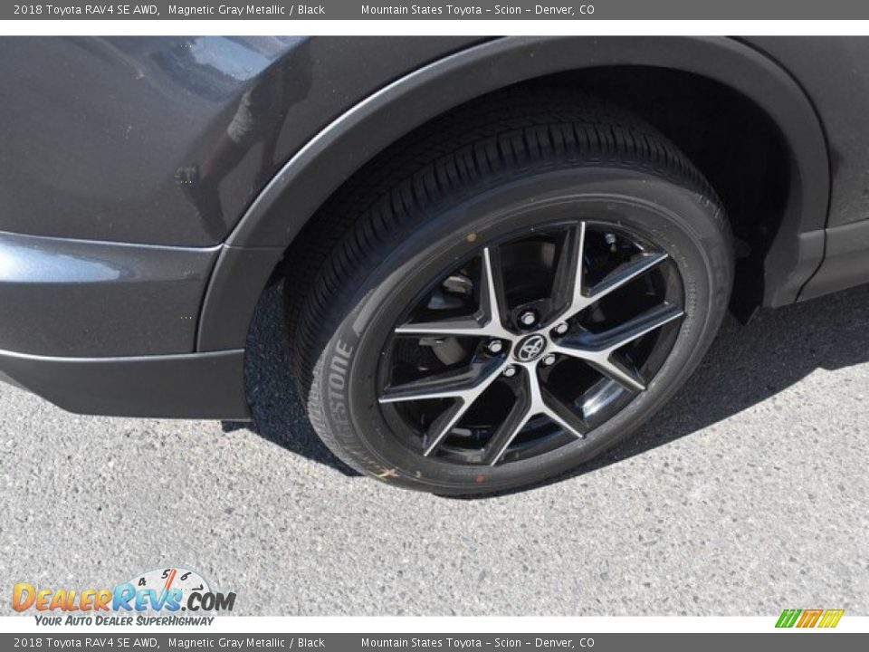 2018 Toyota RAV4 SE AWD Magnetic Gray Metallic / Black Photo #35