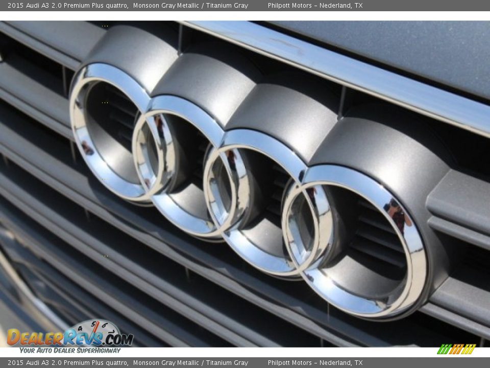 2015 Audi A3 2.0 Premium Plus quattro Monsoon Gray Metallic / Titanium Gray Photo #11