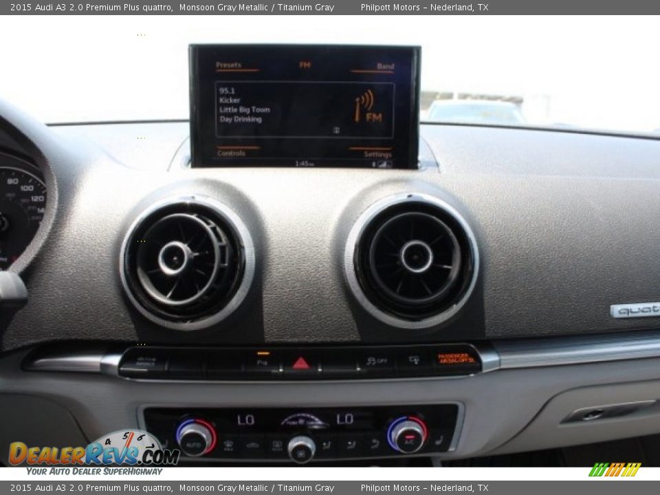 2015 Audi A3 2.0 Premium Plus quattro Monsoon Gray Metallic / Titanium Gray Photo #17