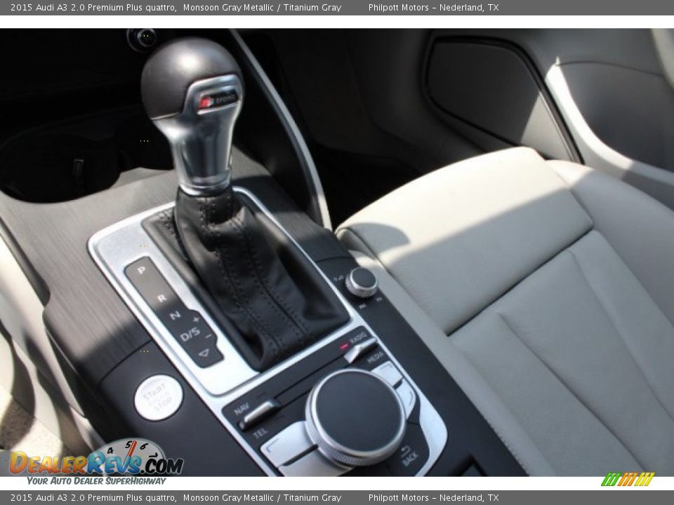 2015 Audi A3 2.0 Premium Plus quattro Monsoon Gray Metallic / Titanium Gray Photo #18