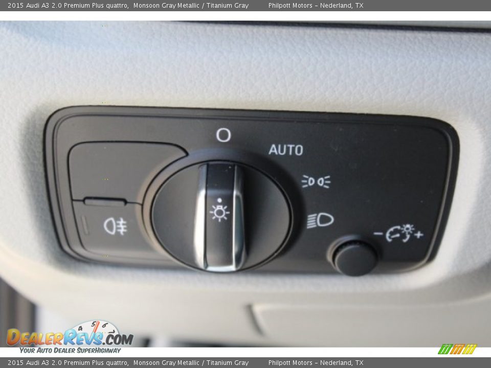 2015 Audi A3 2.0 Premium Plus quattro Monsoon Gray Metallic / Titanium Gray Photo #23