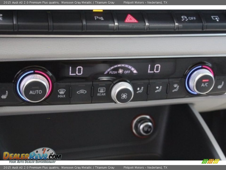 2015 Audi A3 2.0 Premium Plus quattro Monsoon Gray Metallic / Titanium Gray Photo #24