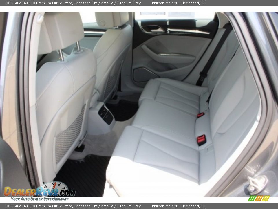 2015 Audi A3 2.0 Premium Plus quattro Monsoon Gray Metallic / Titanium Gray Photo #26