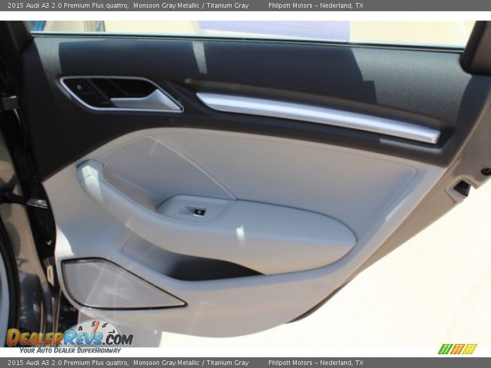2015 Audi A3 2.0 Premium Plus quattro Monsoon Gray Metallic / Titanium Gray Photo #30